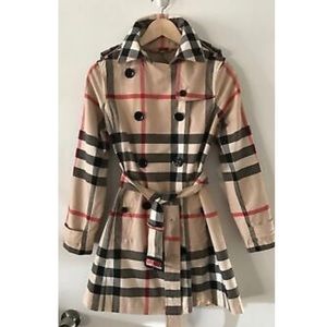 *BURBERRY* Double Breasted NovaCheck Trench